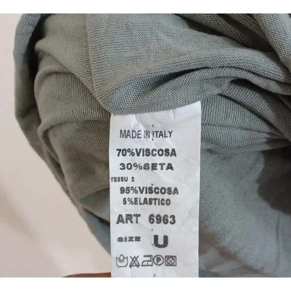 Cobblestone Living Sage Green Floral Tank Maxi Dress Rayon Silk Women US OS - Picture 7 of 8